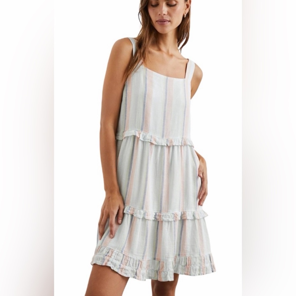 Rails - Sandy Tank Dress in Biarritz Multi Stripe - Size small